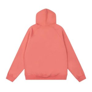 Essentials Fear of God Multi-thread flocked Coral Red Hoodie
