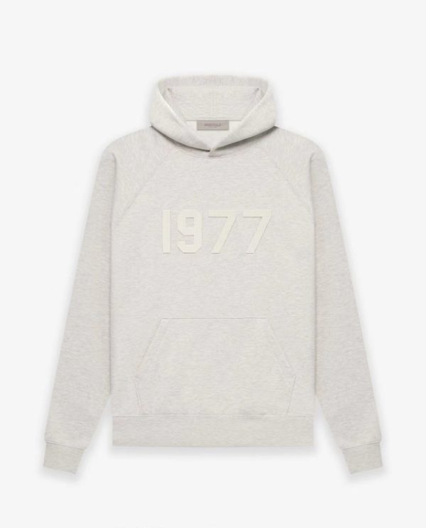 The Signature 1977 Essentials Pullover Hoodie Light Oatmeal