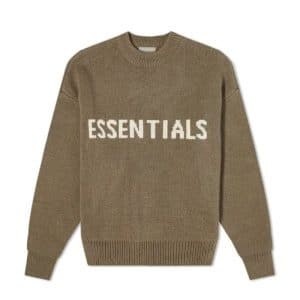 Essentials Round Neck Sweater Brown