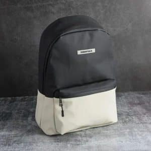 Essentials Travel Backpack in Black-Apricot