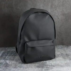 Essentials Travel & school Backpack Black Embossed