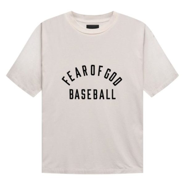 Fear of God Baseball T- Shirt Cream