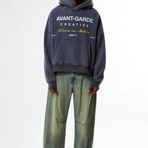 Avant Garde Cropped Hoodie