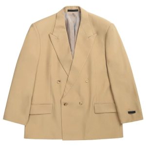 Eternal California Double-Breasted Virgin Wool and Cotton