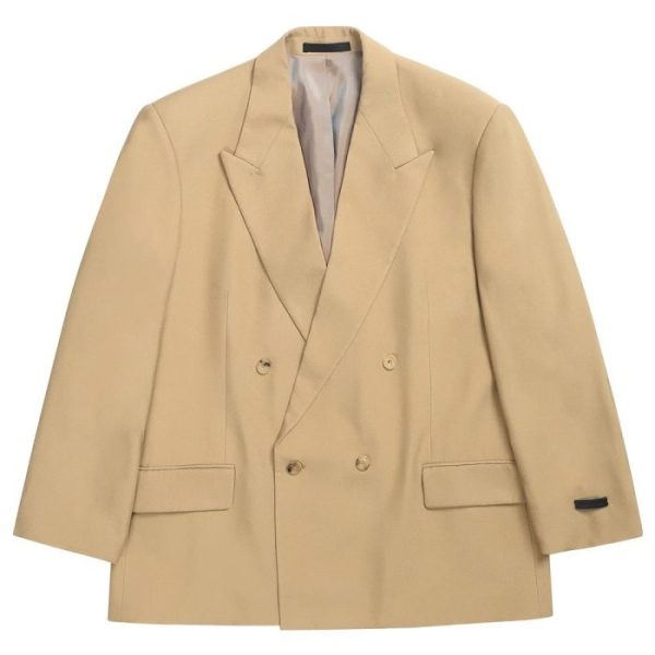 Eternal California Double-Breasted Virgin Wool and Cotton