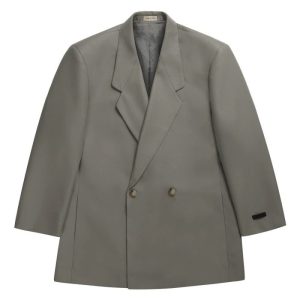 Eternal California Double-Breasted Virgin Wool and Cotton