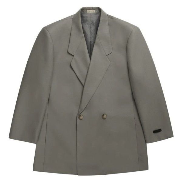 Eternal California Double-Breasted Virgin Wool and Cotton