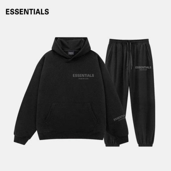 Essentials Fear of God Hoodie Tracksuit - Image 4