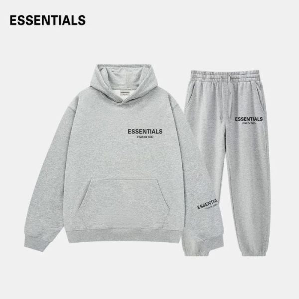 Essentials Fear of God Hoodie Tracksuit - Image 3