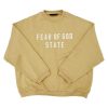 Fear Of God State Casual Round Neck Sweatshirt