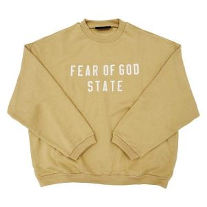 Fear Of God State Casual Round Neck Sweatshirt