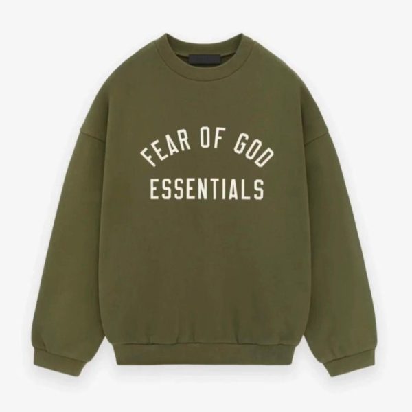 Essentials FEAR OF GOD Casual Round Neck Sweatshirt - Image 4