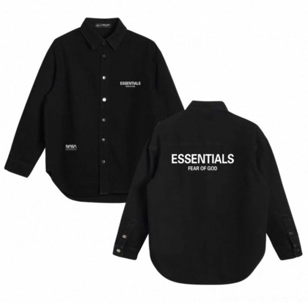 Black Essentials hoodie